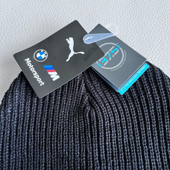 NWT - Puma x BMW Unisex Classic Cuff Beanie - Picture 3 of 8